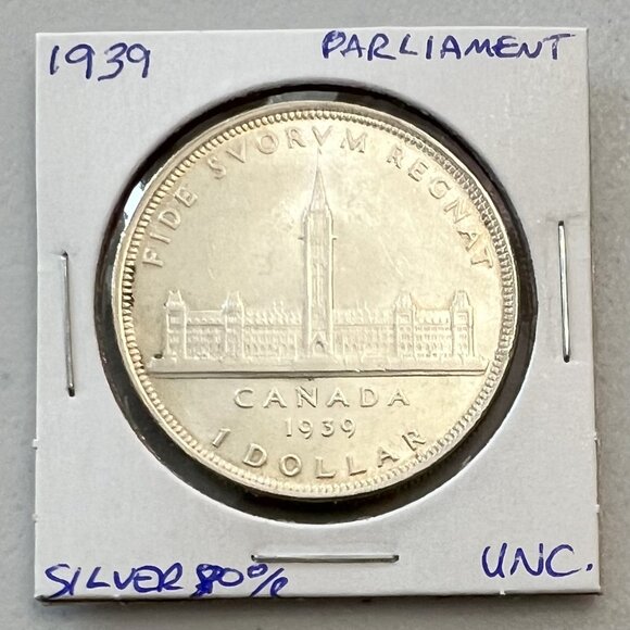 Spectacular Set of 3 x 1939 Canada Silver $1 Dollar Coins! - Picture 3 of 16
